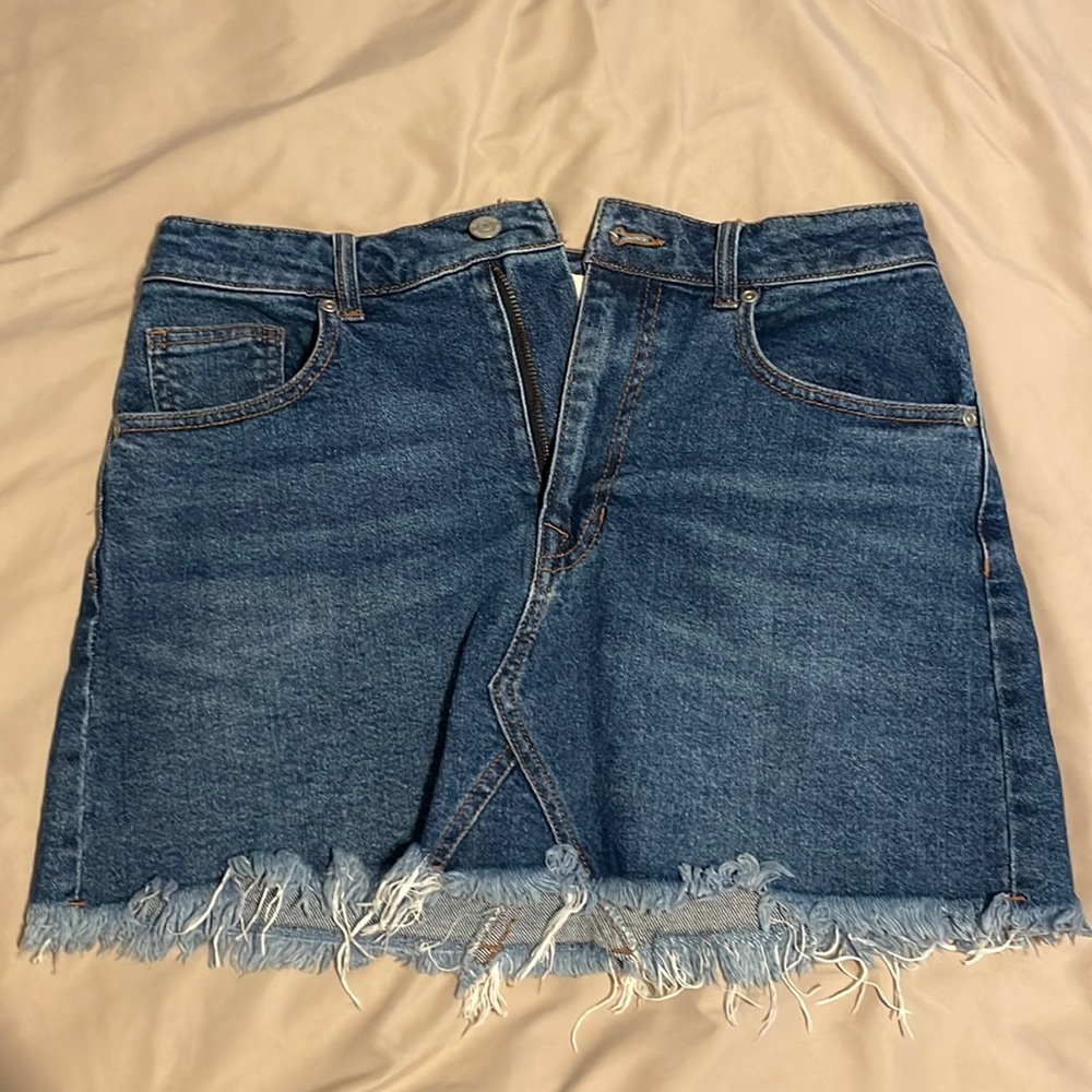 Strechy Jean Skirt